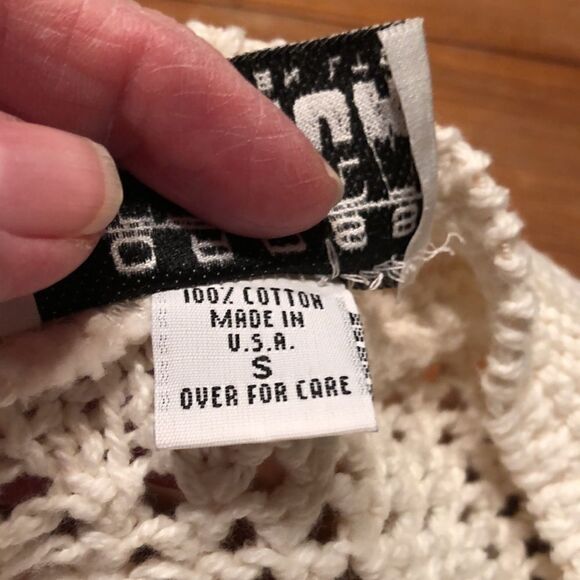 White Hand Knit Sweater - Picture 11 of 12